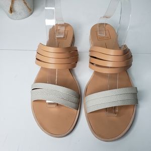 Dolce Vita Pais Snake Embossed Multi Strap Sandels